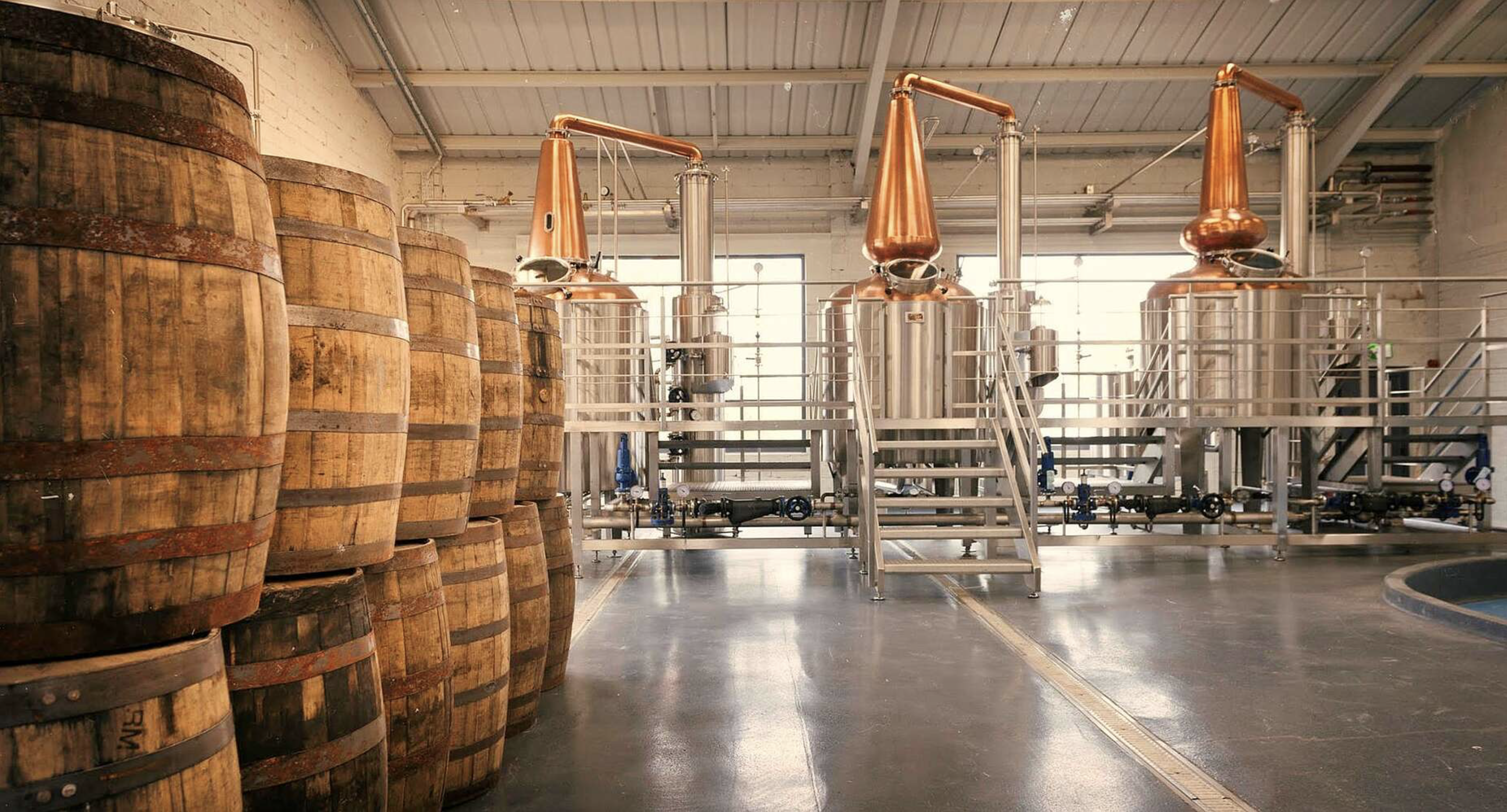 A Ballina Distillery rézüstjei